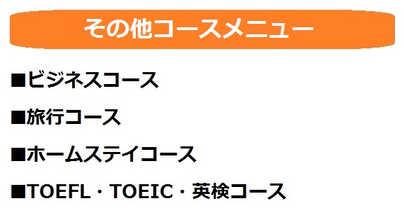 Other Course Menu